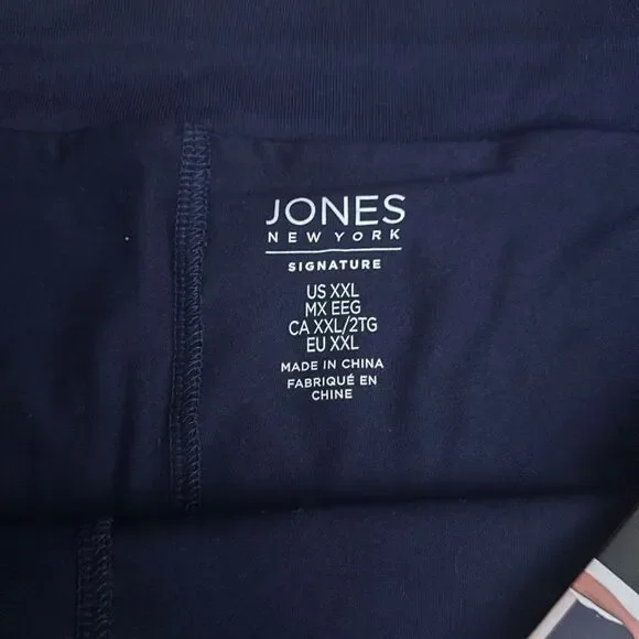 NWT Jones New York Navy Blue The Patch Pocket Skort Size XXL - Picture 4 of 6